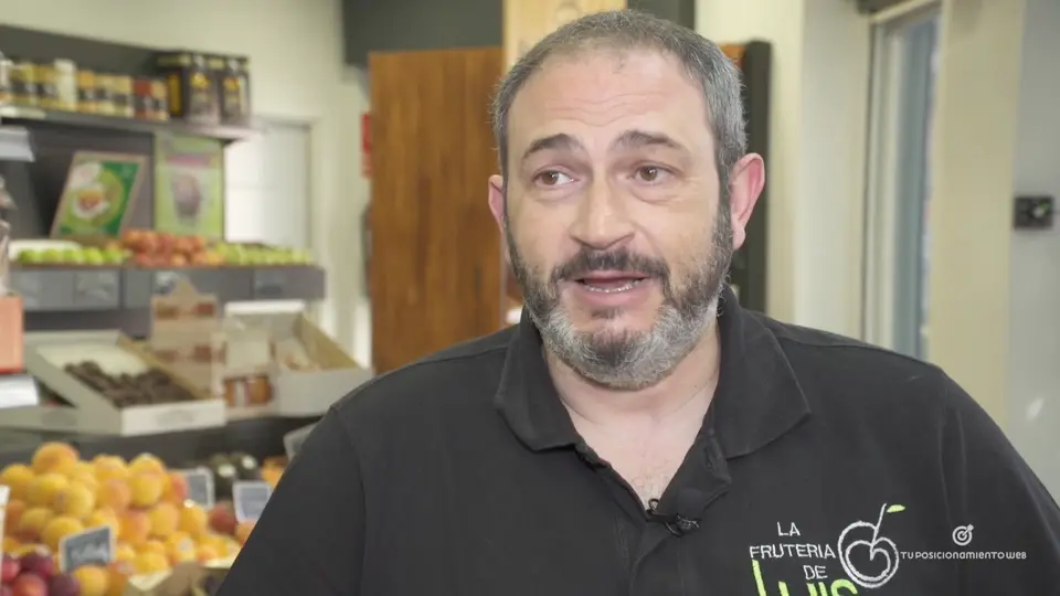 Testimonio en vídeo de Frutería de Luis, cliente de Tu Posicionamiento Web