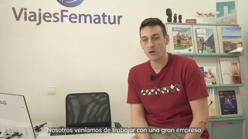 Testimonio en vídeo de Viajes Fematur, cliente de Tu Posicionamiento Web
